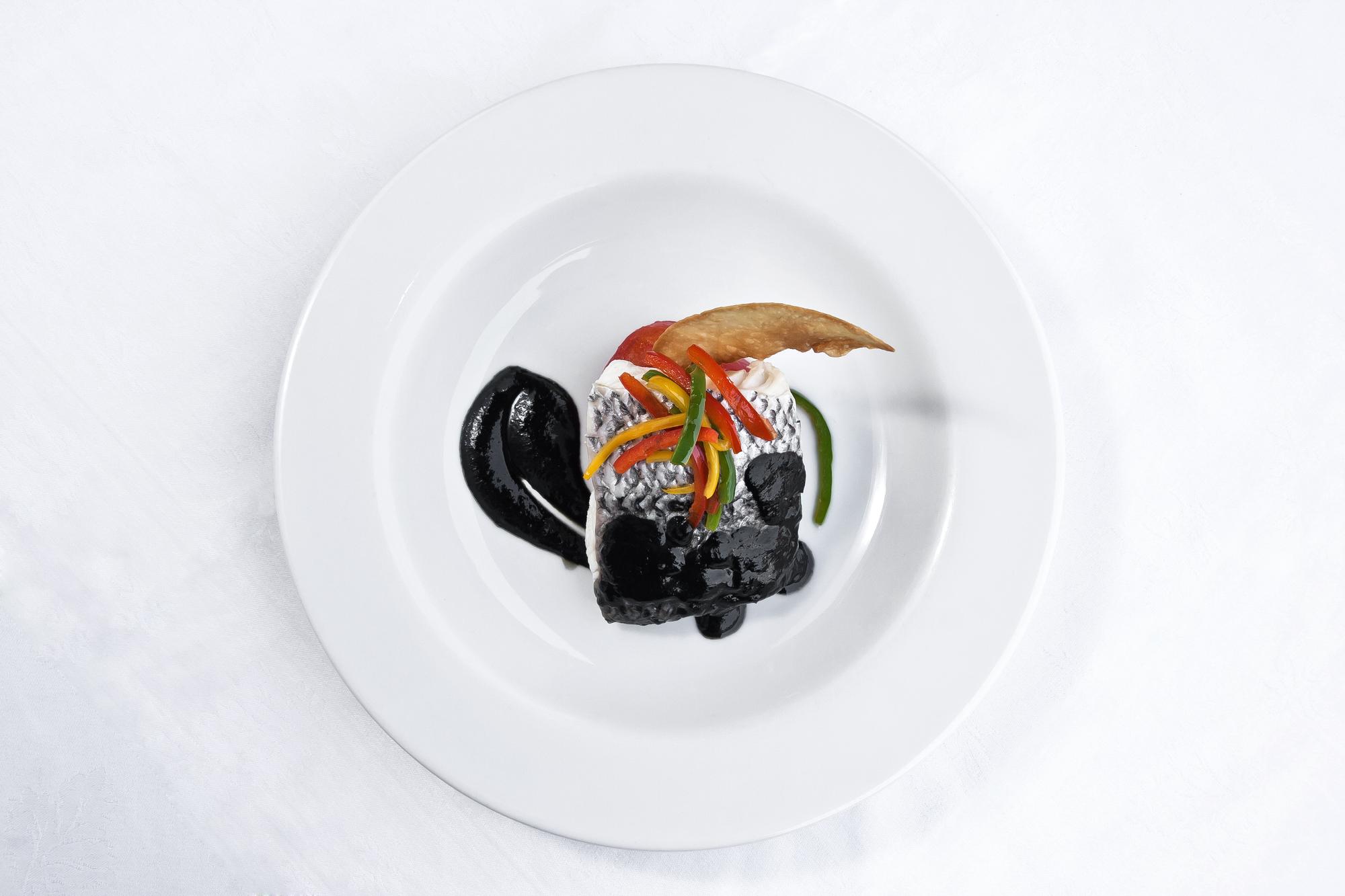 Duża kompozycja talerza z degustacyjnego menu
